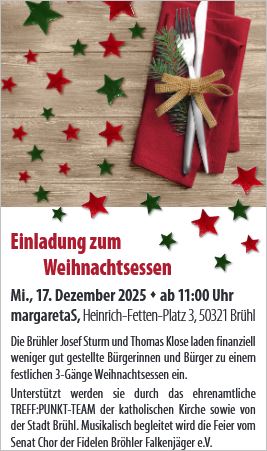 Einladung zum Weihnachtsessen